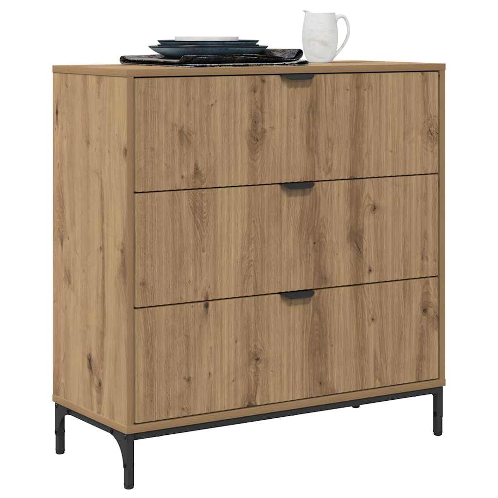 Servírovací Skříň Se Zásuvkou Artisanový Dub 79,5 X 33 X 82 Cm