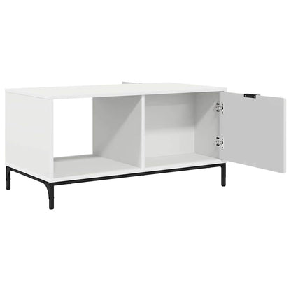 Konferenční Stolek Bílá 90 X 49 X 46 Cm Kompozitní Dřevo