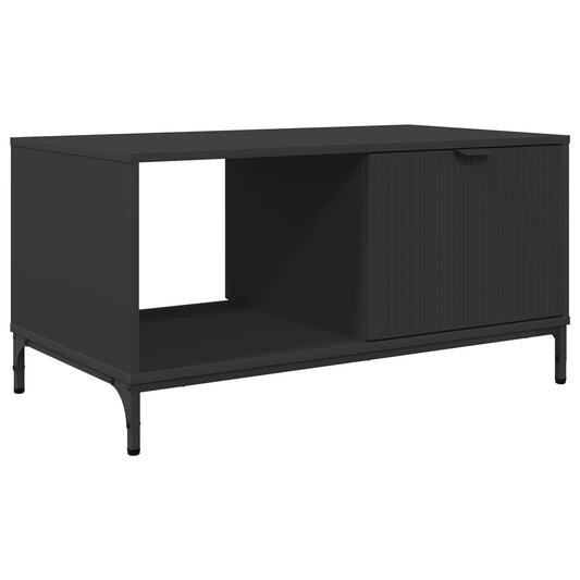 Konferenční Stolek Černý Dub 90 X 49 X 46 Cm Kompozitní Dřevo