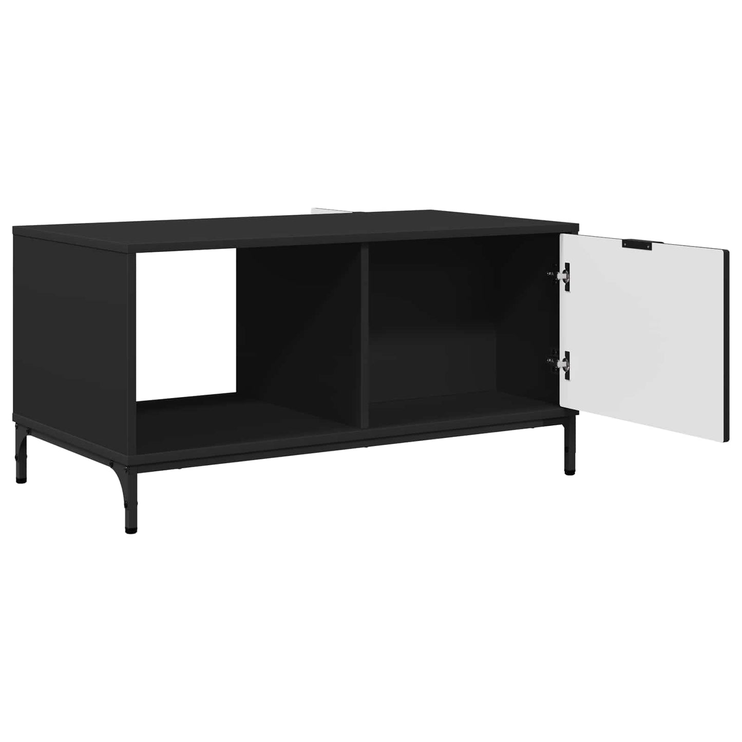 Konferenční Stolek Černý Dub 90 X 49 X 46 Cm Kompozitní Dřevo