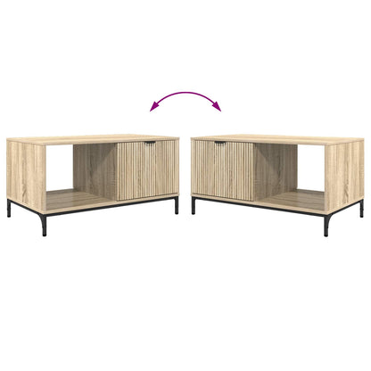 Konferenční Stolek Sonoma Dub 90 X 49 X 46 Cm Kompozitní Dřevo