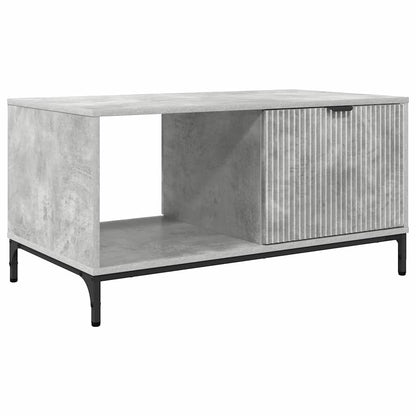 Konferenční Stolek Betonově Šedá 90 X 49 X 46 Cm