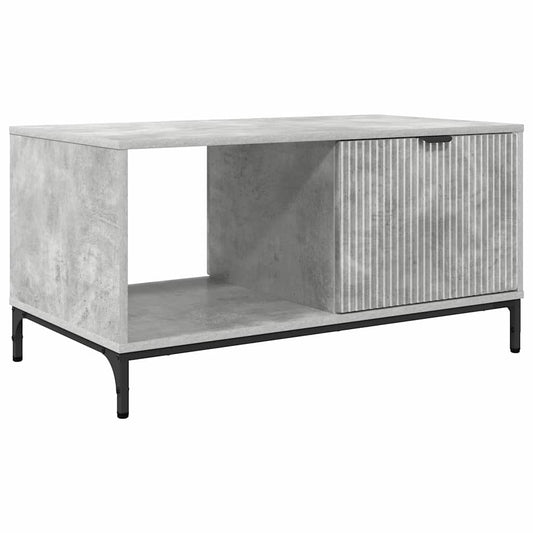 Konferenční Stolek Betonově Šedá 90 X 49 X 46 Cm