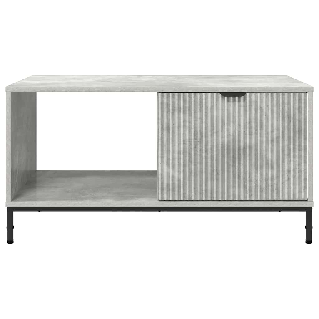 Konferenční Stolek Betonově Šedá 90 X 49 X 46 Cm