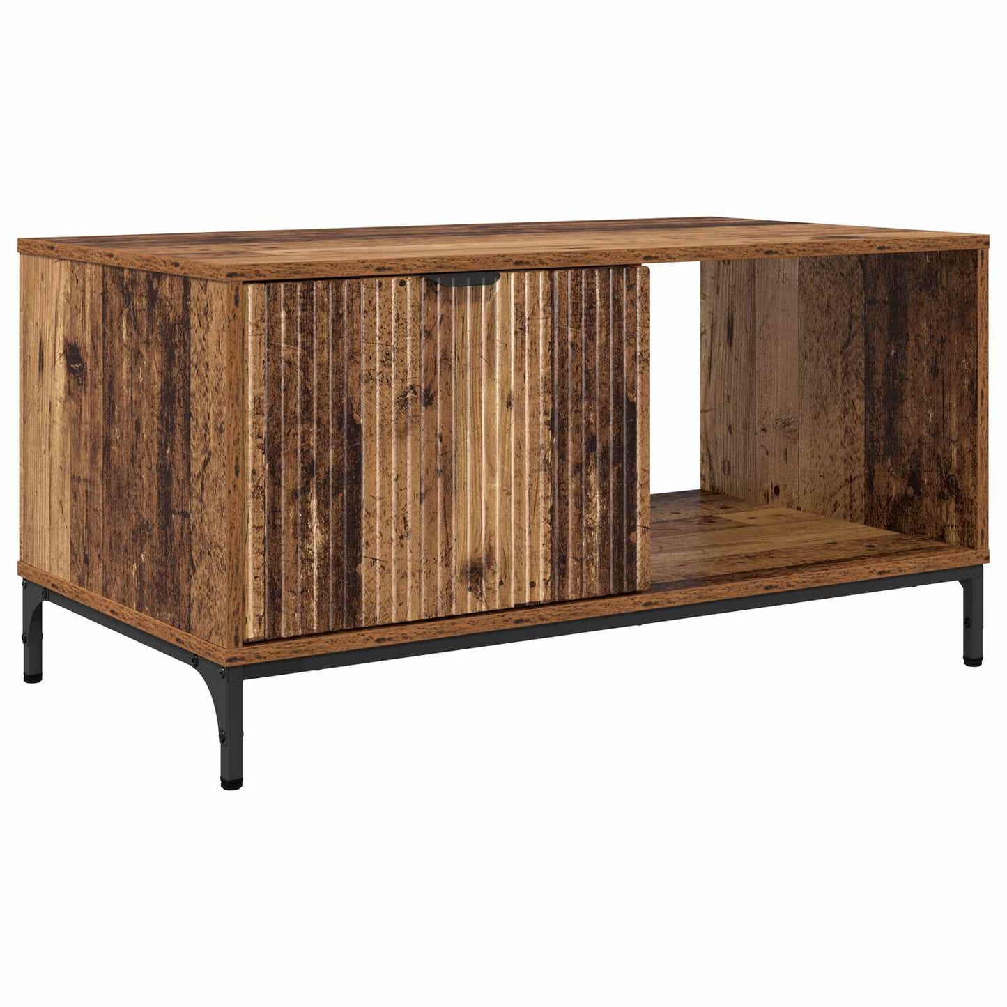 Konferenční Stolek Staré Dřevo 90 X 49 X 46 Cm Kompozitní Dřevo