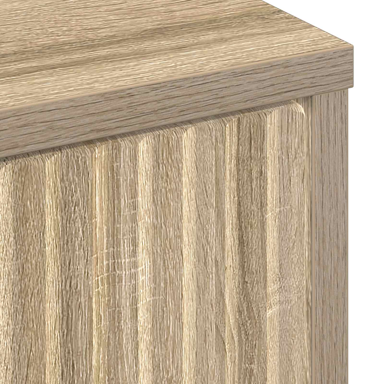 Servírovací Skříň Sonoma Dub 89,5 X 33 X 82 Cm Kompozitní Dřevo