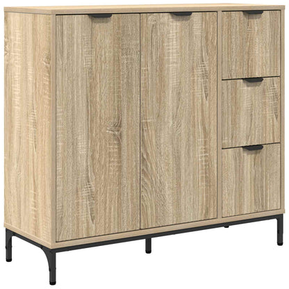 Servírovací Skříň Sonoma Dub 89,5 X 33 X 82 Cm Kompozitní Dřevo