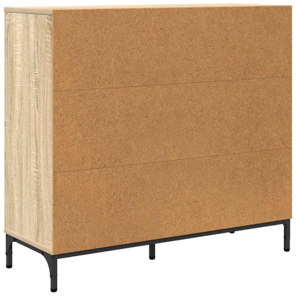 Servírovací Skříň Sonoma Dub 89,5 X 33 X 82 Cm Kompozitní Dřevo