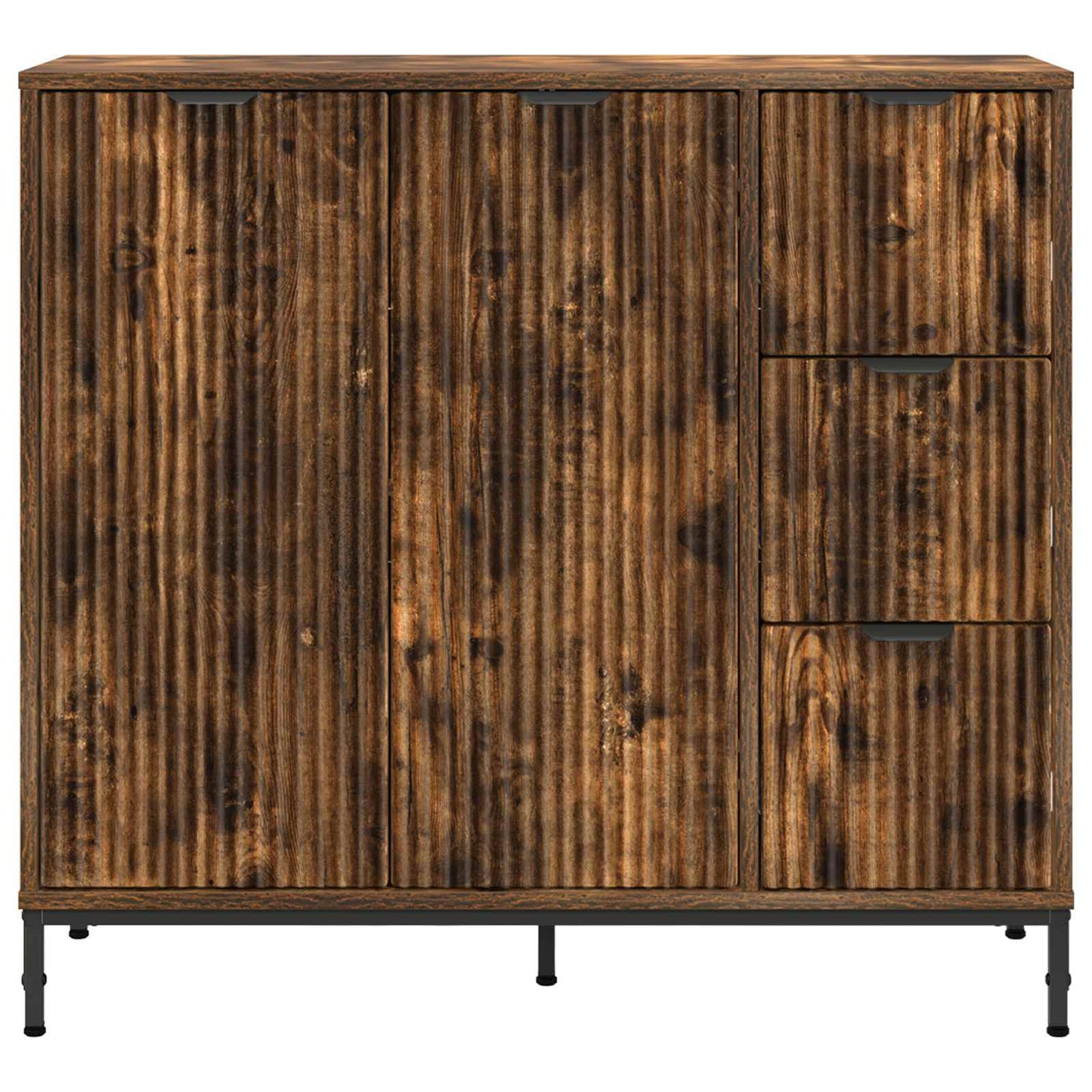 Servírovací Skříň Kouřový Dub 89,5 X 33 X 82 Cm