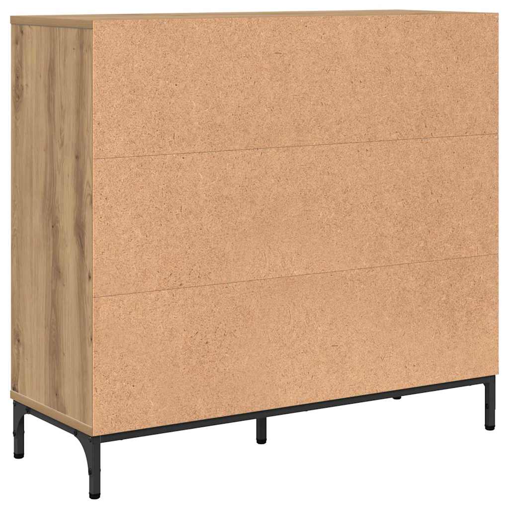 Servírovací Skříň Artisanový Dub 89,5 X 33 X 82 Cm