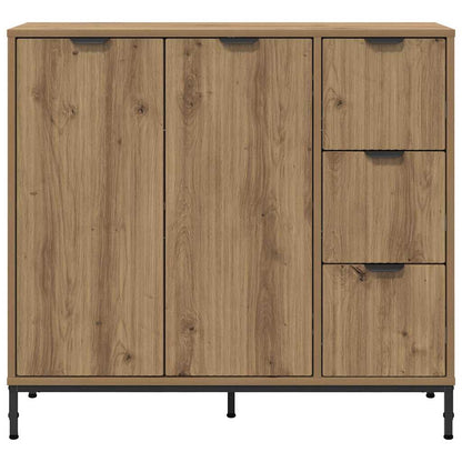 Servírovací Skříň Artisanový Dub 89,5 X 33 X 82 Cm