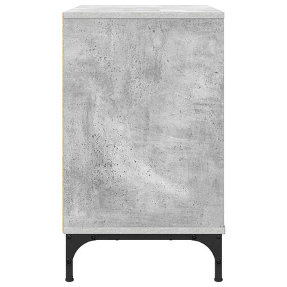Noční Stolek Betonová Šedá 63,5 X 36 X 61 Cm Kompozitní Dřevo