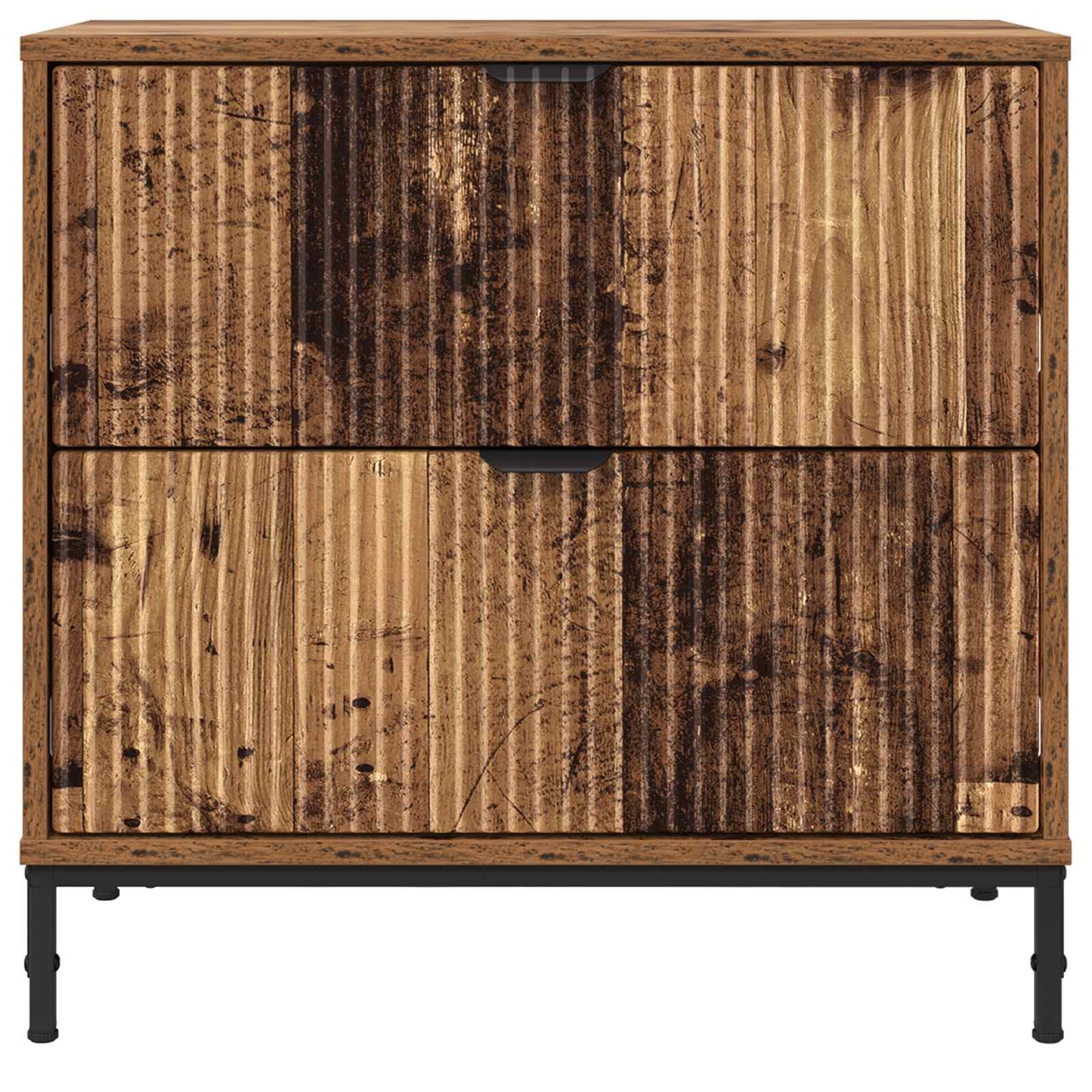 Noční Stolek Staré Dřevo 63,5 X 36 X 61 Cm Kompozitní Dřevo