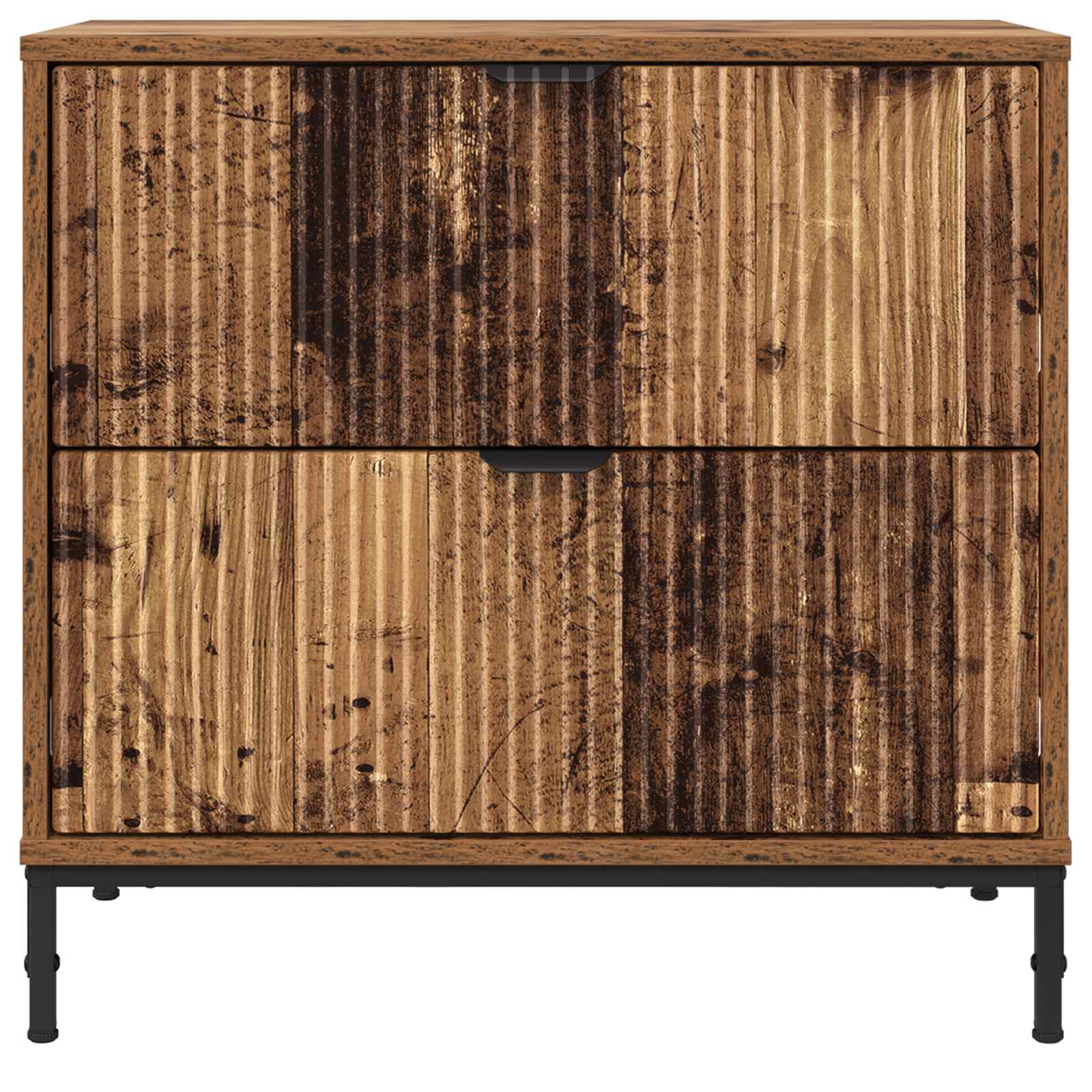 Noční Stolek Staré Dřevo 63,5 X 36 X 61 Cm Kompozitní Dřevo