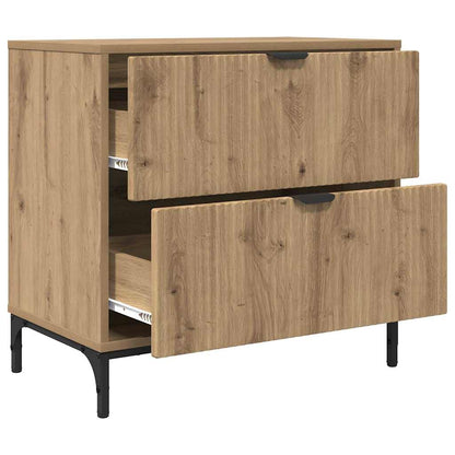 Noční Stolek Dub Artisan 63,5 X 36 X 61 Cm Kompozitní Dřevo