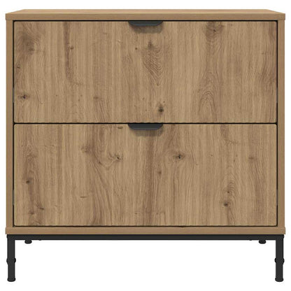 Noční Stolek Dub Artisan 63,5 X 36 X 61 Cm Kompozitní Dřevo