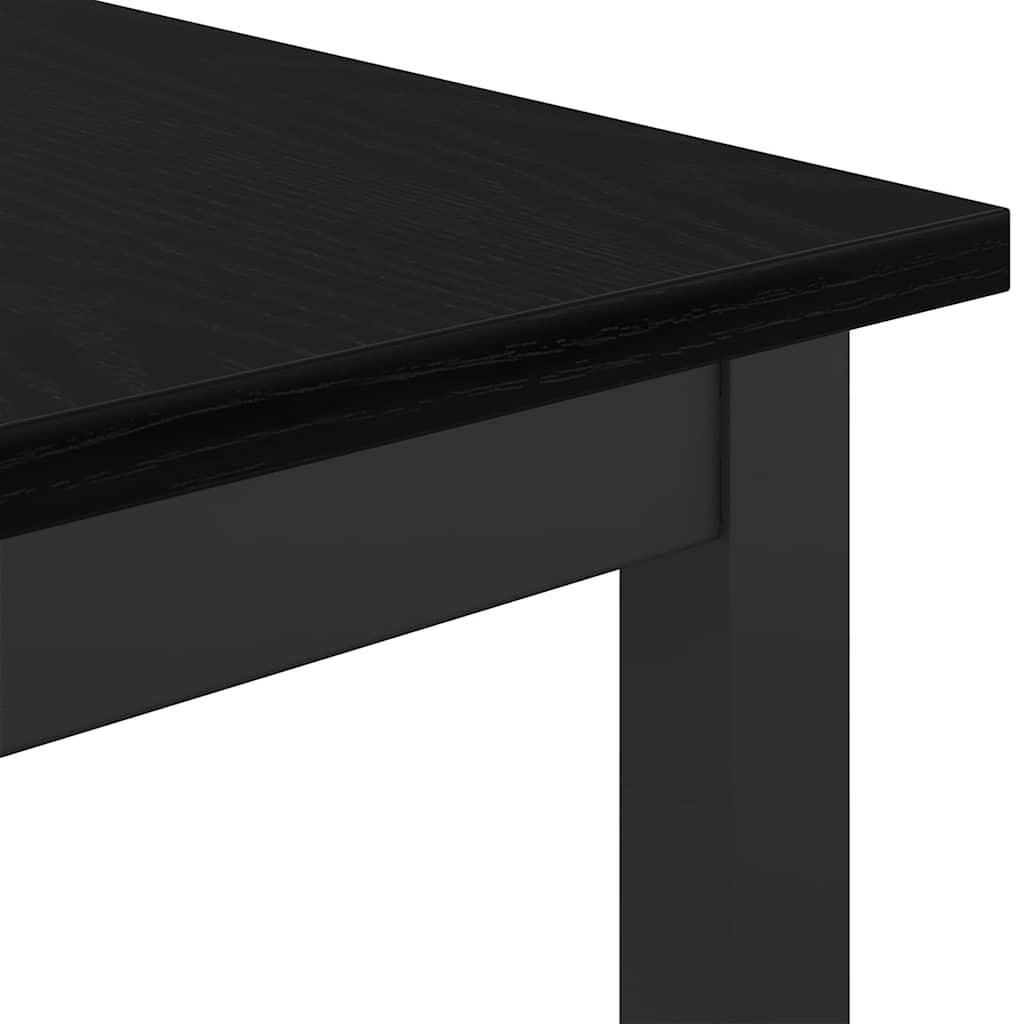 Stůl Černý Dub 100 X 50 X 90,5 Cm Inženýrské Dřevo A Ocel