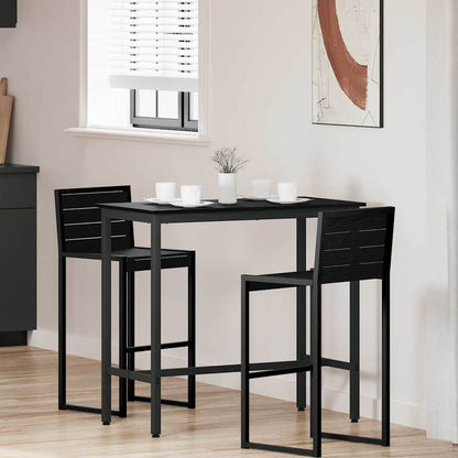 Stůl Černý Dub 100 X 50 X 90,5 Cm Inženýrské Dřevo A Ocel