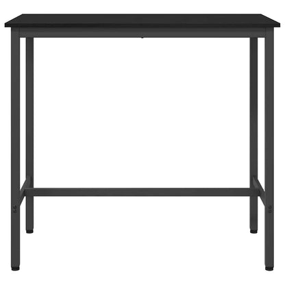 Stůl Černý Dub 100 X 50 X 90,5 Cm Inženýrské Dřevo A Ocel