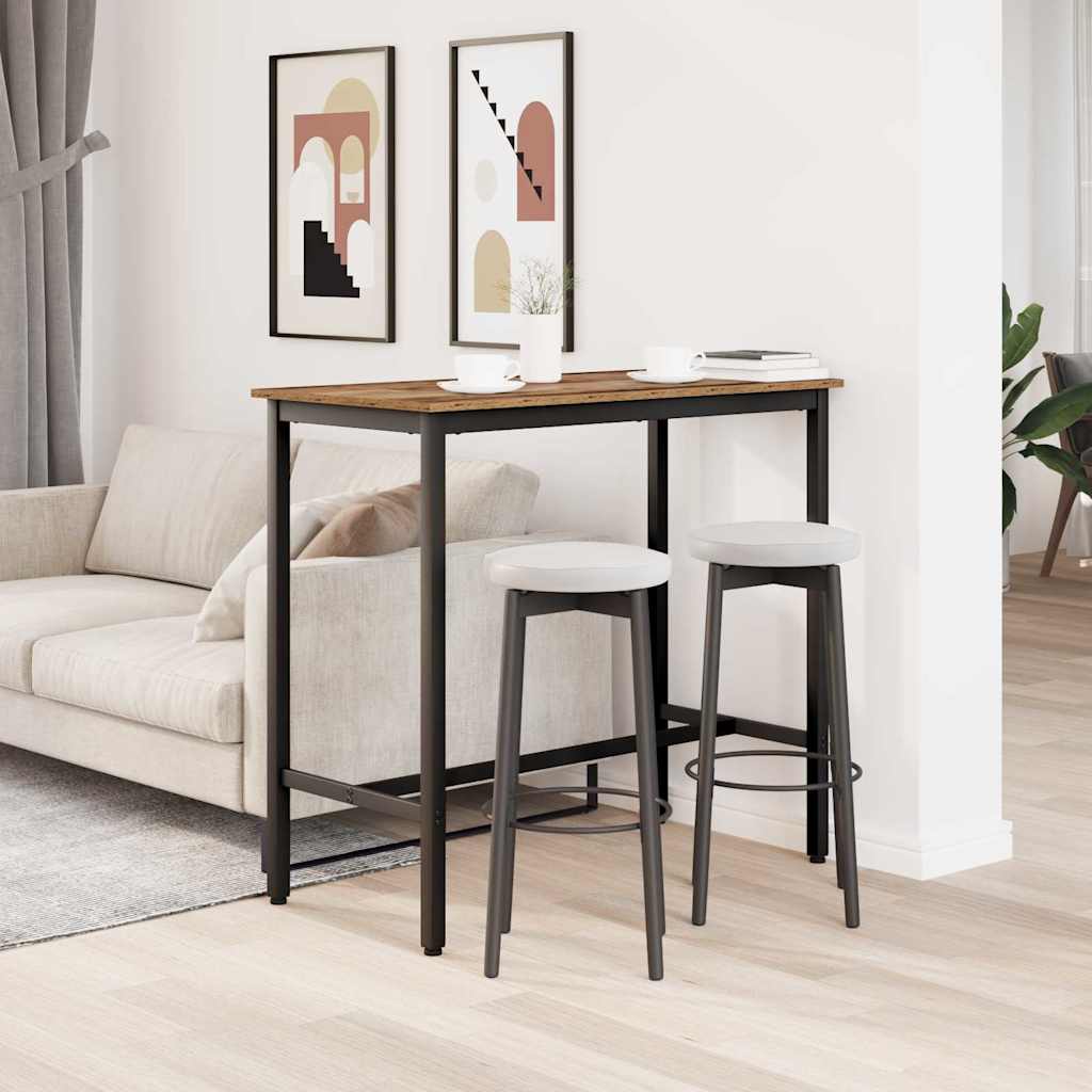 Stůl Staré Dřevo 100 X 50 X 90,5 Cm Inženýrské Dřevo A Ocel
