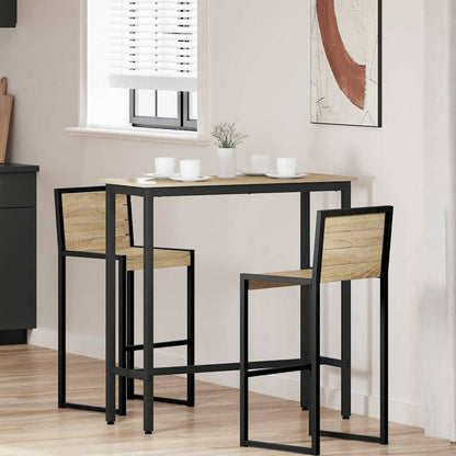 Stůl Sonoma Dub 100 X 40 X 100,5 Cm Inženýrské Dřevo A Ocel