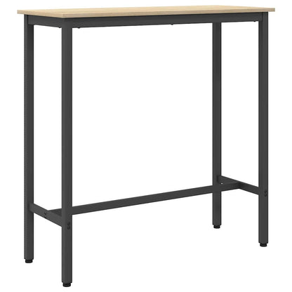 Stůl Sonoma Dub 100 X 40 X 100,5 Cm Inženýrské Dřevo A Ocel