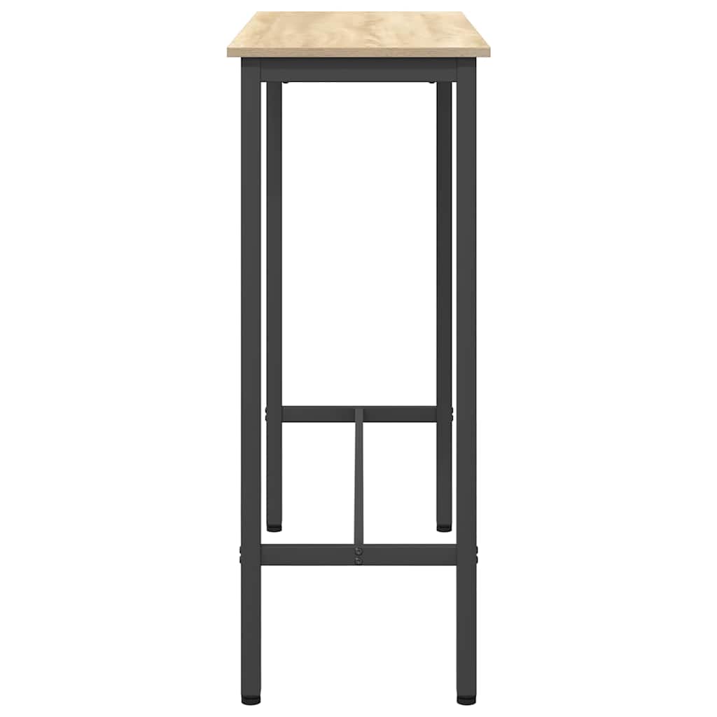 Stůl Sonoma Dub 100 X 40 X 100,5 Cm Inženýrské Dřevo A Ocel