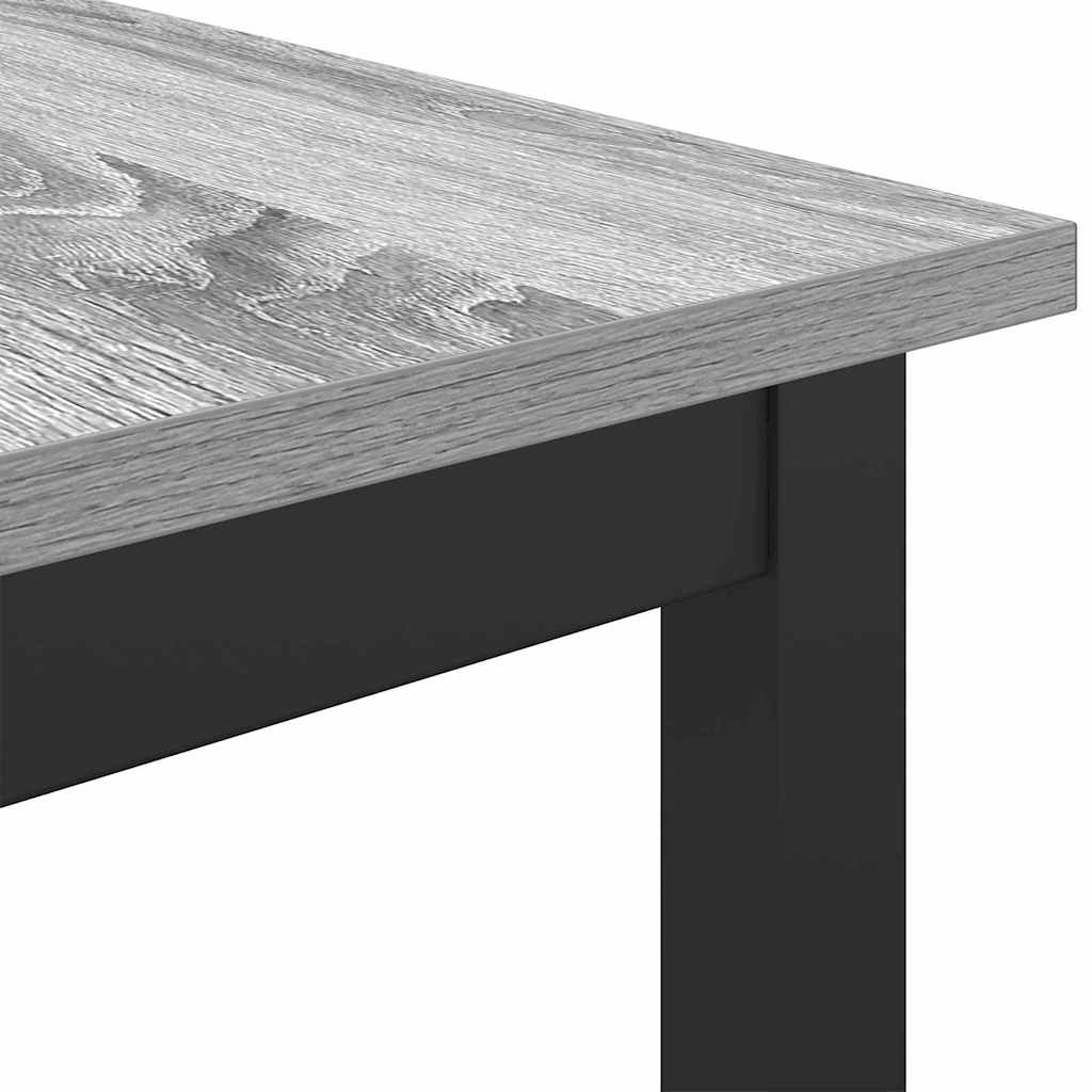 Stůl Šedá Sonoma 100 X 40 X 100,5 Cm Inženýrské Dřevo A Ocel