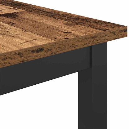 Stůl Staré Dřevo 100 X 40 X 100,5 Cm Inženýrské Dřevo A Ocel