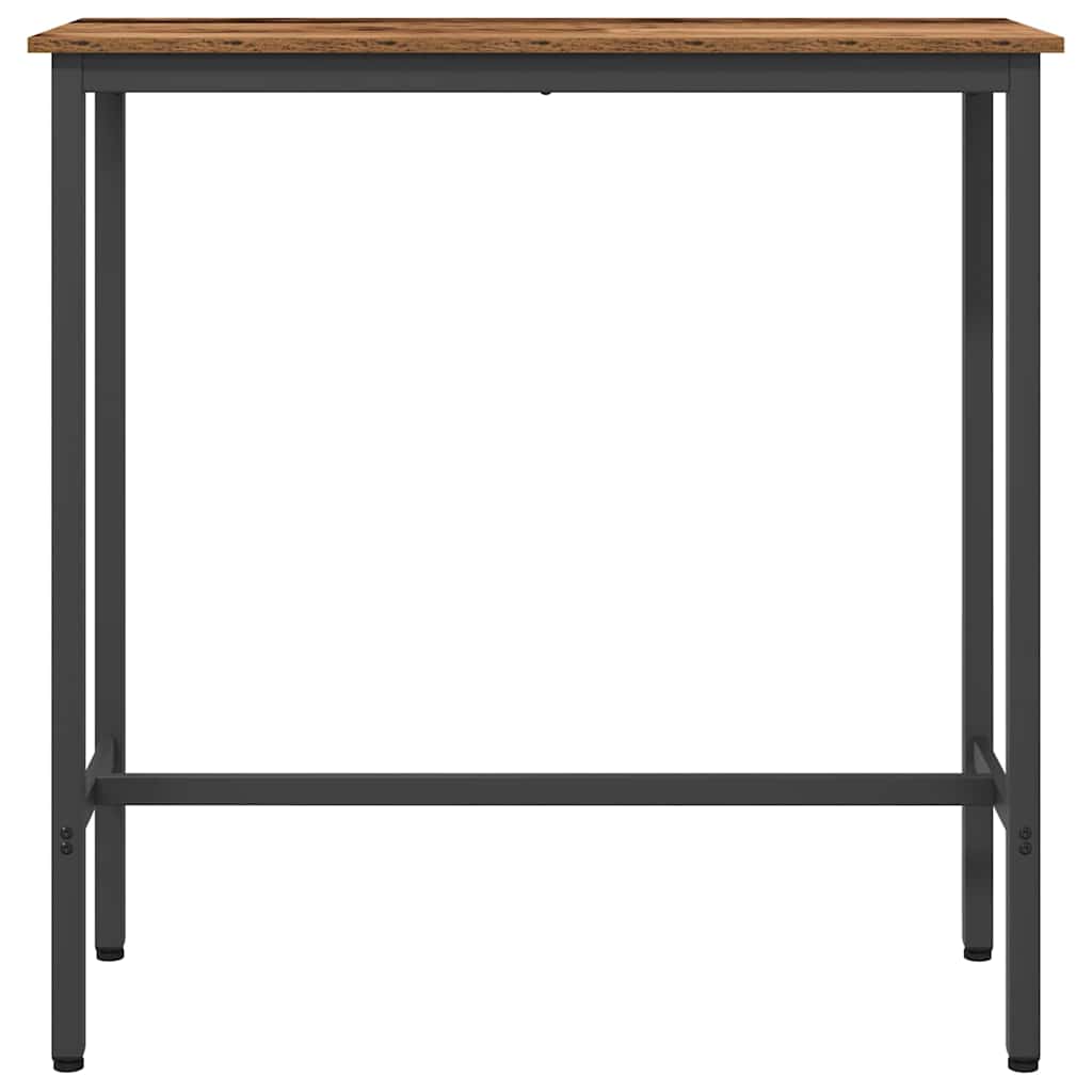 Stůl Staré Dřevo 100 X 40 X 100,5 Cm Inženýrské Dřevo A Ocel