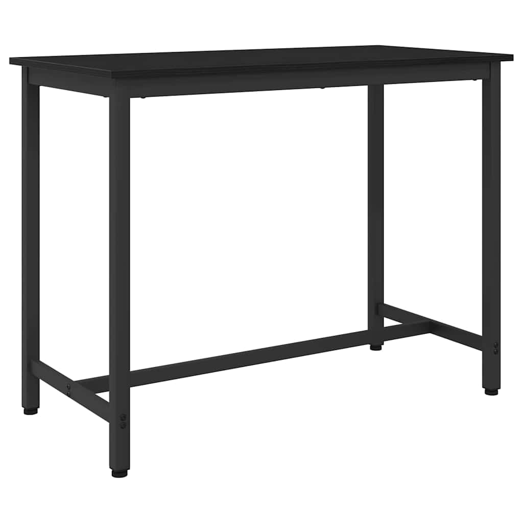 Stůl Černý Dub 100 X 50 X 76,5 Cm Inženýrské Dřevo A Ocel