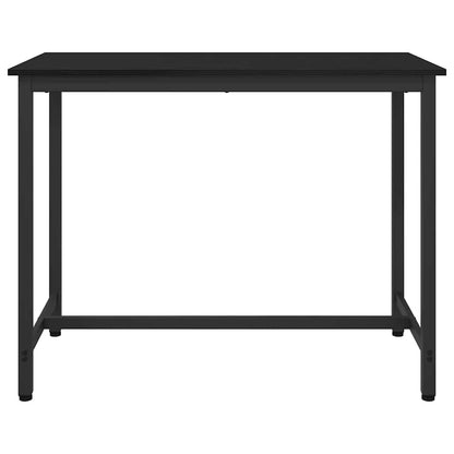 Stůl Černý Dub 100 X 50 X 76,5 Cm Inženýrské Dřevo A Ocel