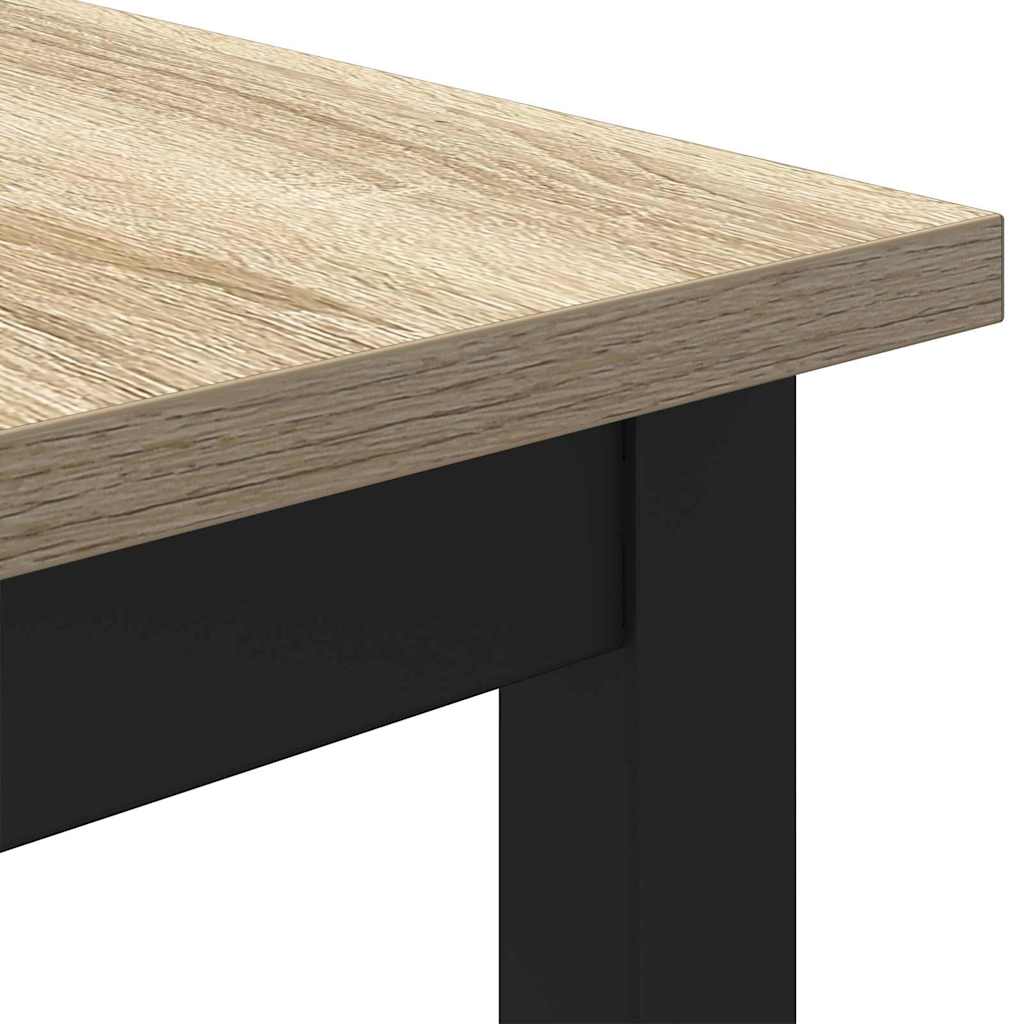 Stůl Sonoma Dub 100 X 50 X 76,5 Cm Inženýrské Dřevo A Ocel