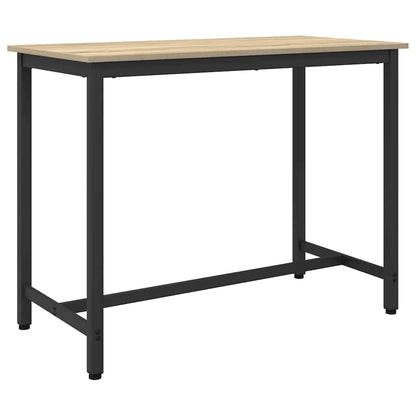 Stůl Sonoma Dub 100 X 50 X 76,5 Cm Inženýrské Dřevo A Ocel