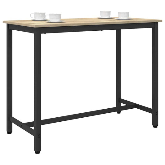Stůl Sonoma Dub 100 X 50 X 76,5 Cm Inženýrské Dřevo A Ocel