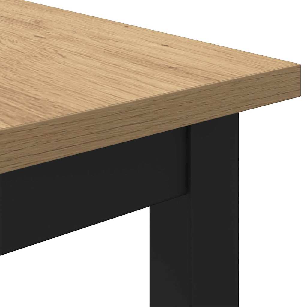 Stůl Artisanový Dub 100 X 50 X 76,5 Cm Inženýrské Dřevo A Ocel