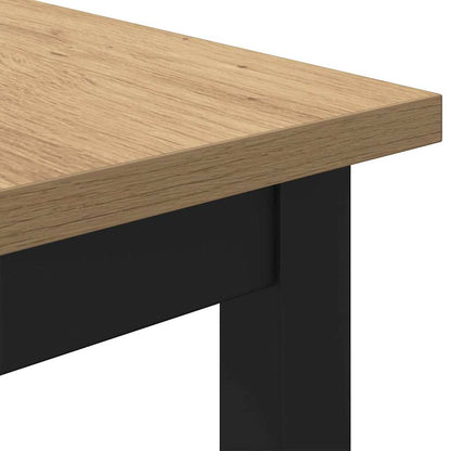 Stůl Artisanový Dub 100 X 50 X 76,5 Cm Inženýrské Dřevo A Ocel