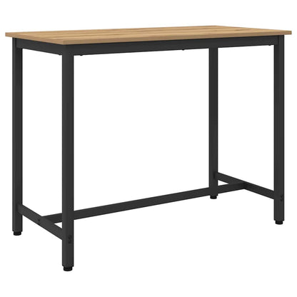 Stůl Artisanový Dub 100 X 50 X 76,5 Cm Inženýrské Dřevo A Ocel
