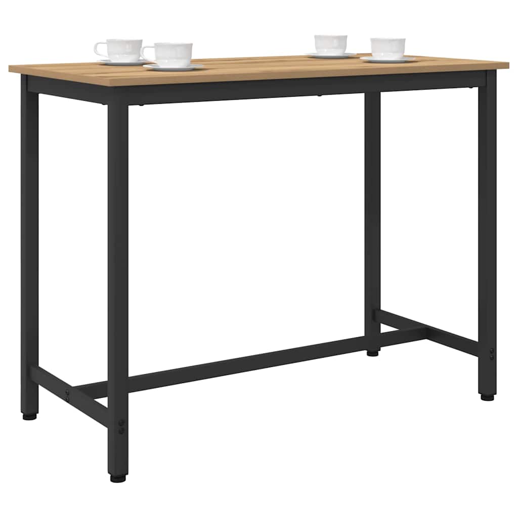 Stůl Artisanový Dub 100 X 50 X 76,5 Cm Inženýrské Dřevo A Ocel