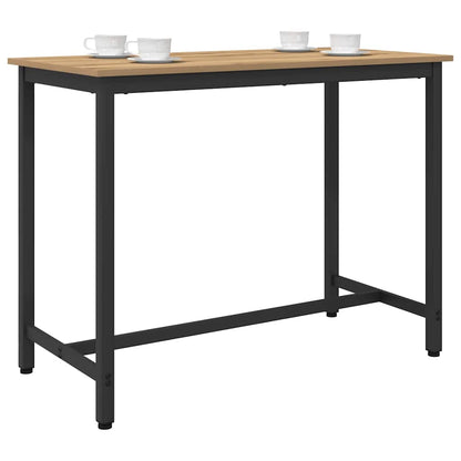 Stůl Artisanový Dub 100 X 50 X 76,5 Cm Inženýrské Dřevo A Ocel