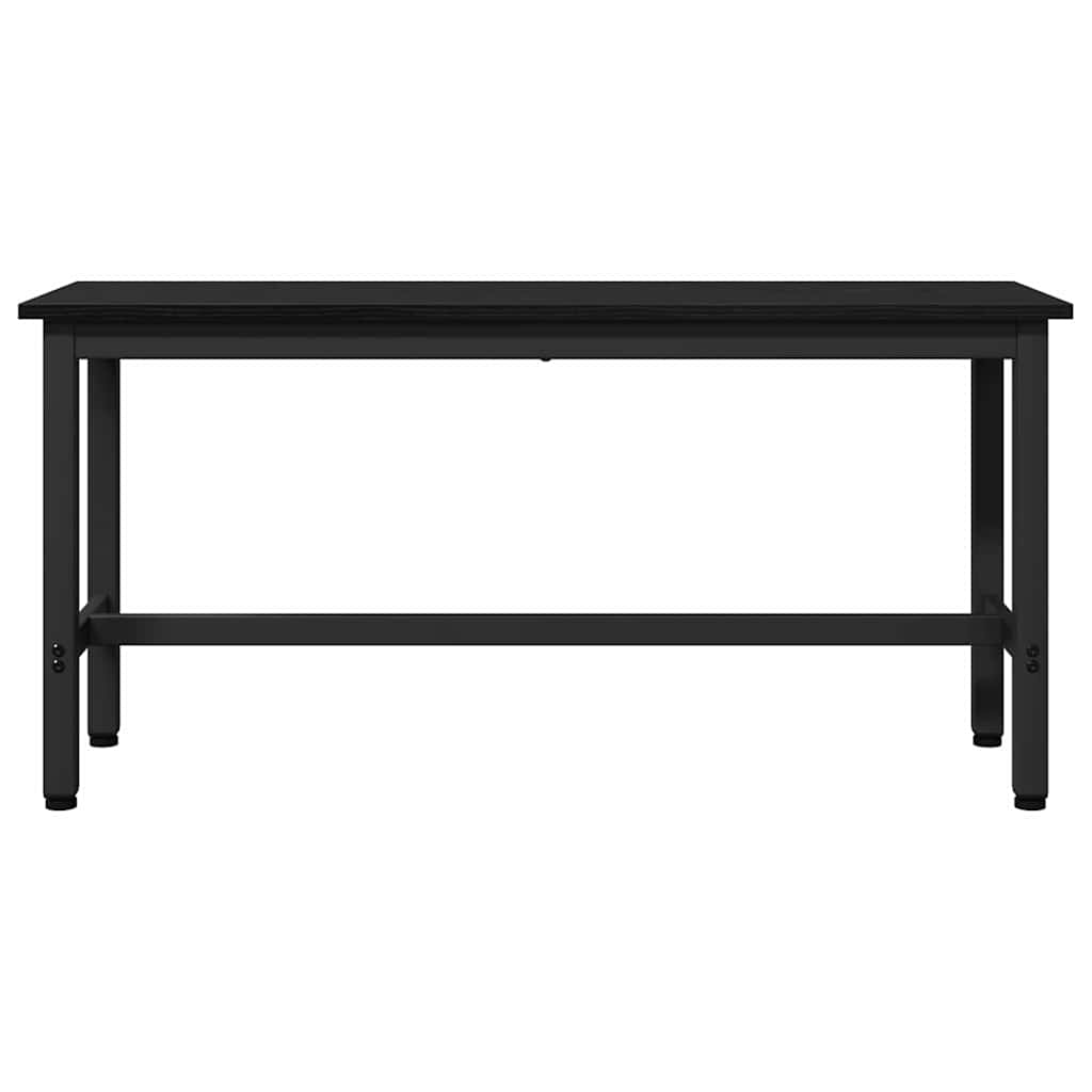 Jídelní Lavička 2 Pcs Černý Dub 100 X 32,5 X 48,5 Cm