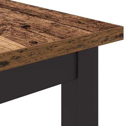Stůl Staré Dřevo 80 X 50 X 76,5 Cm Inženýrské Dřevo A Ocel