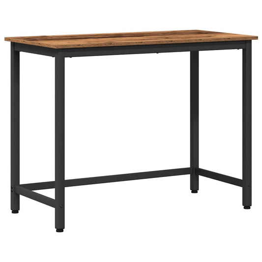 Stůl Staré Dřevo 80 X 50 X 76,5 Cm Inženýrské Dřevo A Ocel
