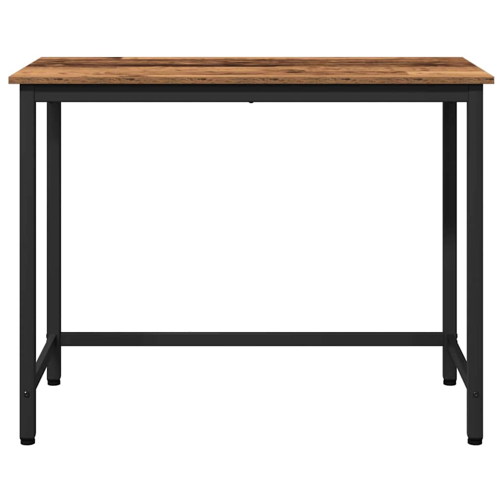 Stůl Staré Dřevo 80 X 50 X 76,5 Cm Inženýrské Dřevo A Ocel