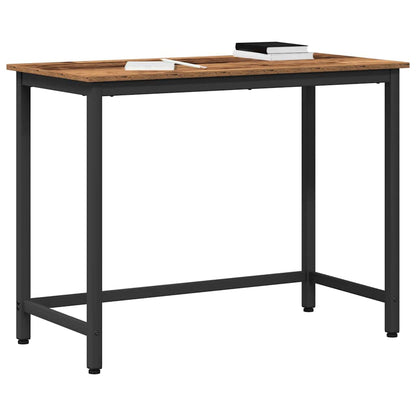 Stůl Staré Dřevo 80 X 50 X 76,5 Cm Inženýrské Dřevo A Ocel
