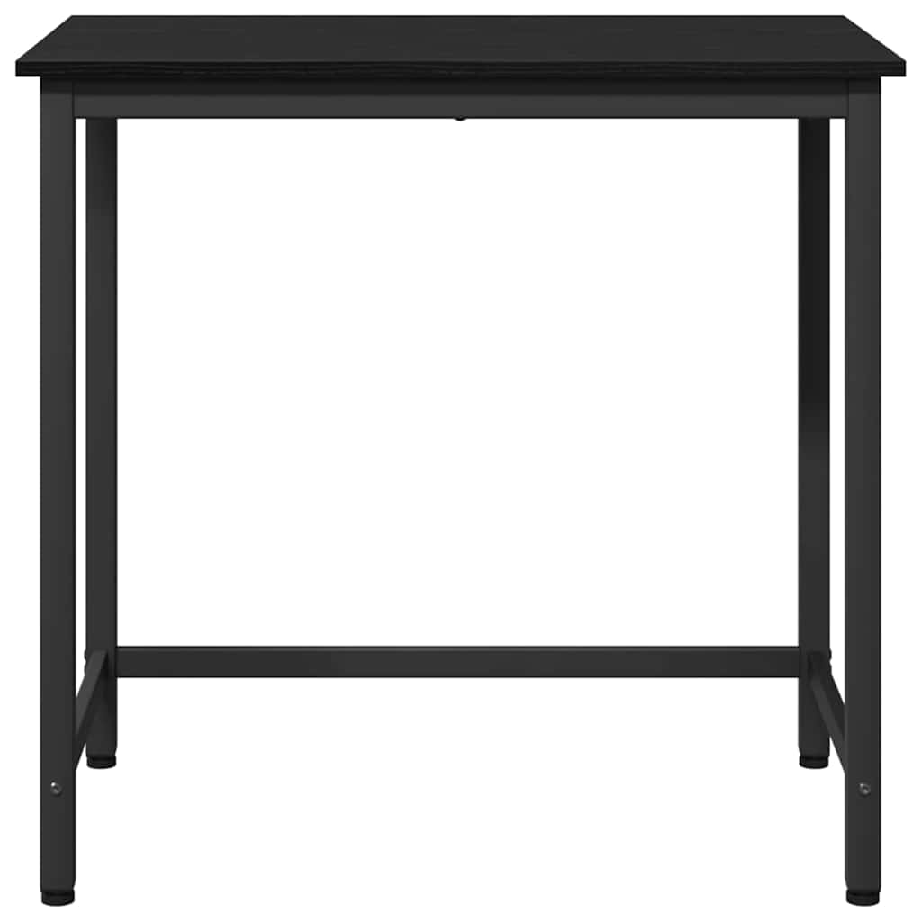 Stůl Černý Dub 100 X 50 X 76,5 Cm Inženýrské Dřevo A Ocel
