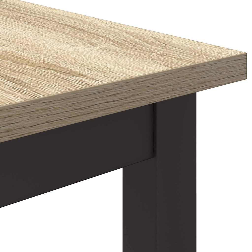 Stůl Sonoma Dub 100 X 50 X 76,5 Cm Inženýrské Dřevo A Ocel