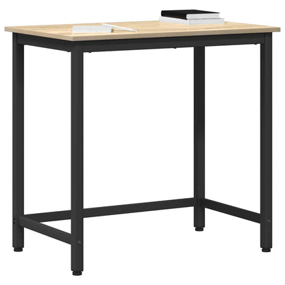 Stůl Sonoma Dub 100 X 50 X 76,5 Cm Inženýrské Dřevo A Ocel