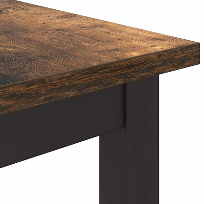 Stůl Kouřový Dub 100 X 50 X 76,5 Cm Inženýrské Dřevo A Ocel