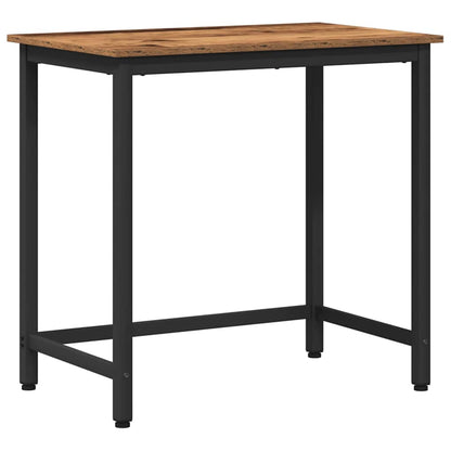 Stůl Staré Dřevo 100 X 50 X 76,5 Cm Inženýrské Dřevo A Ocel